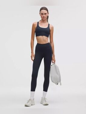 Lululemon Base Pace Crop 21” Black Size 6 Nulux Leggings